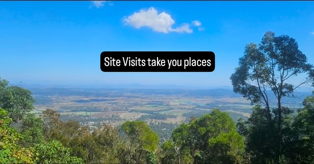 Site visit at Mt Tamborine subdivision